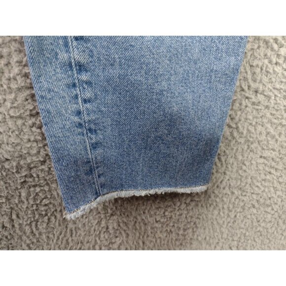 Sandro Basil Floral & Snake Embroidered Crop Denim Jeans Pants Women Sz 38 US 30 - Picture 6 of 15